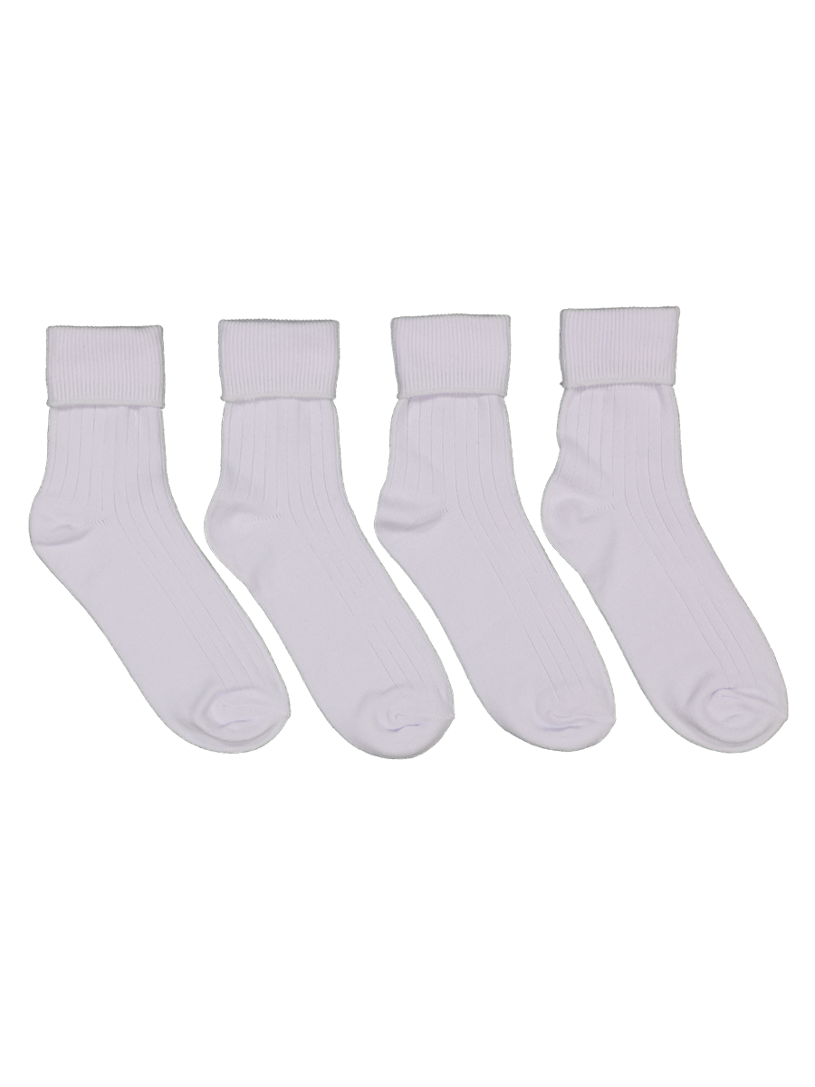 2Pk Girls White Anklet