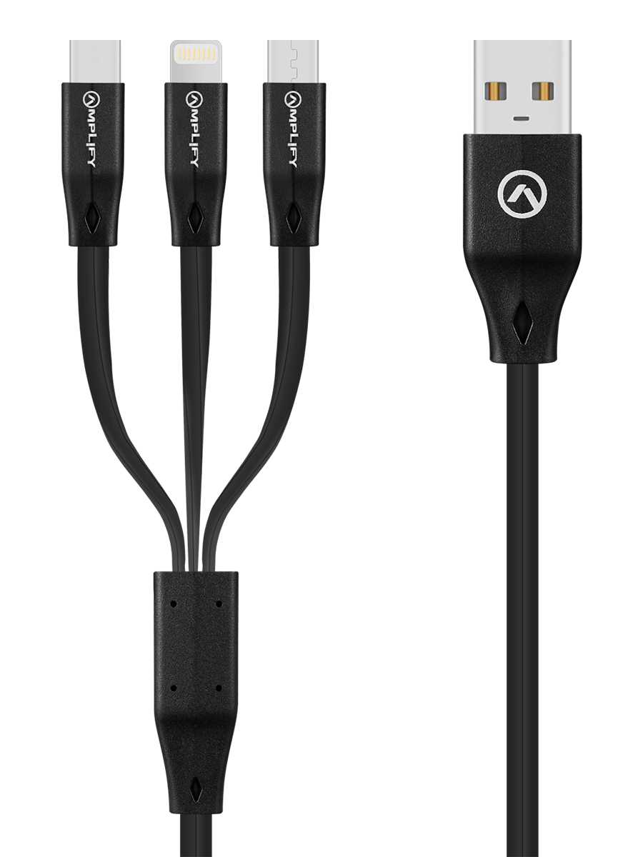 Amplify 3-In-1 Charging Cable