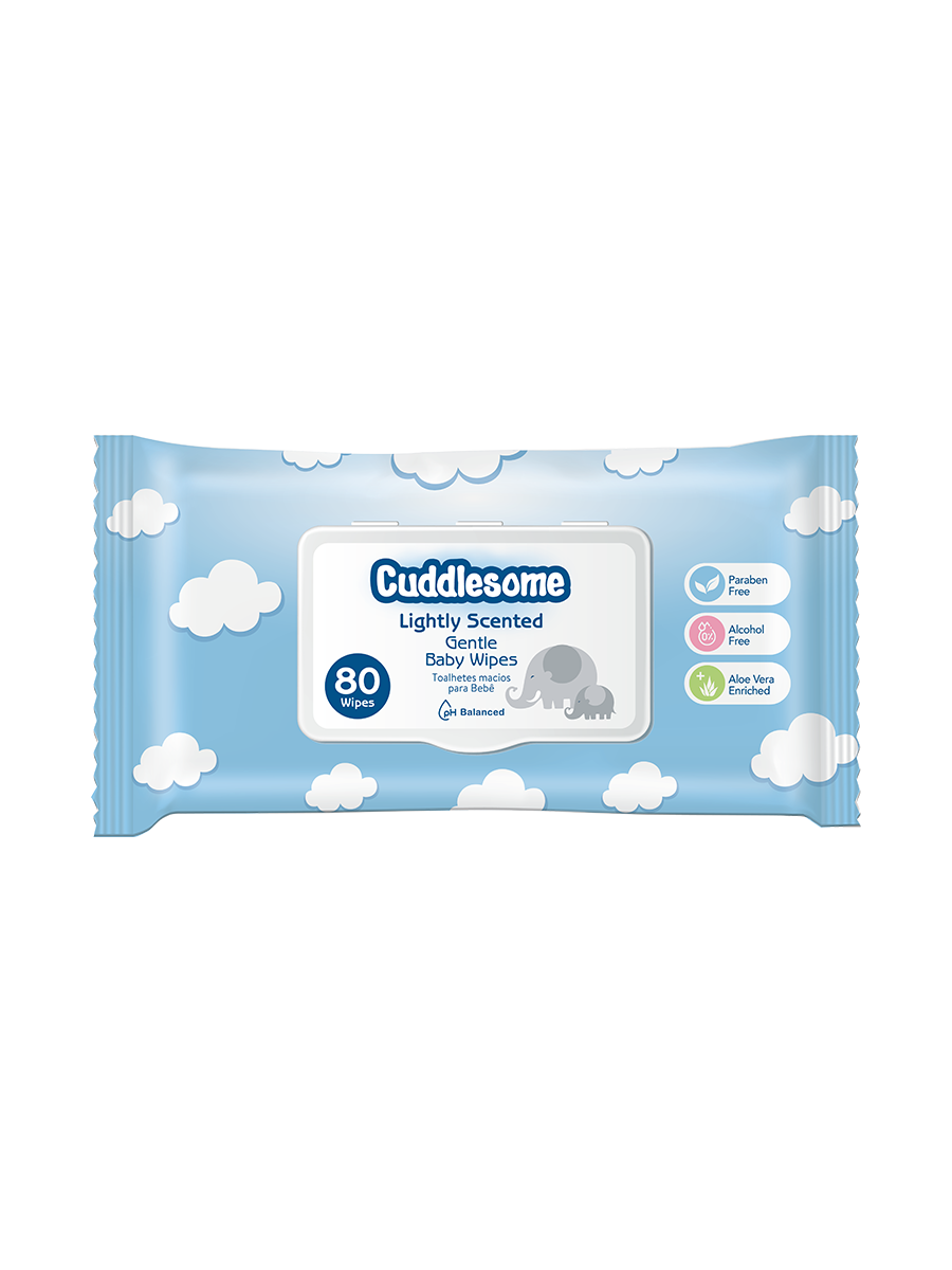 Cuddlesome Gentle Baby Wipes 80s
