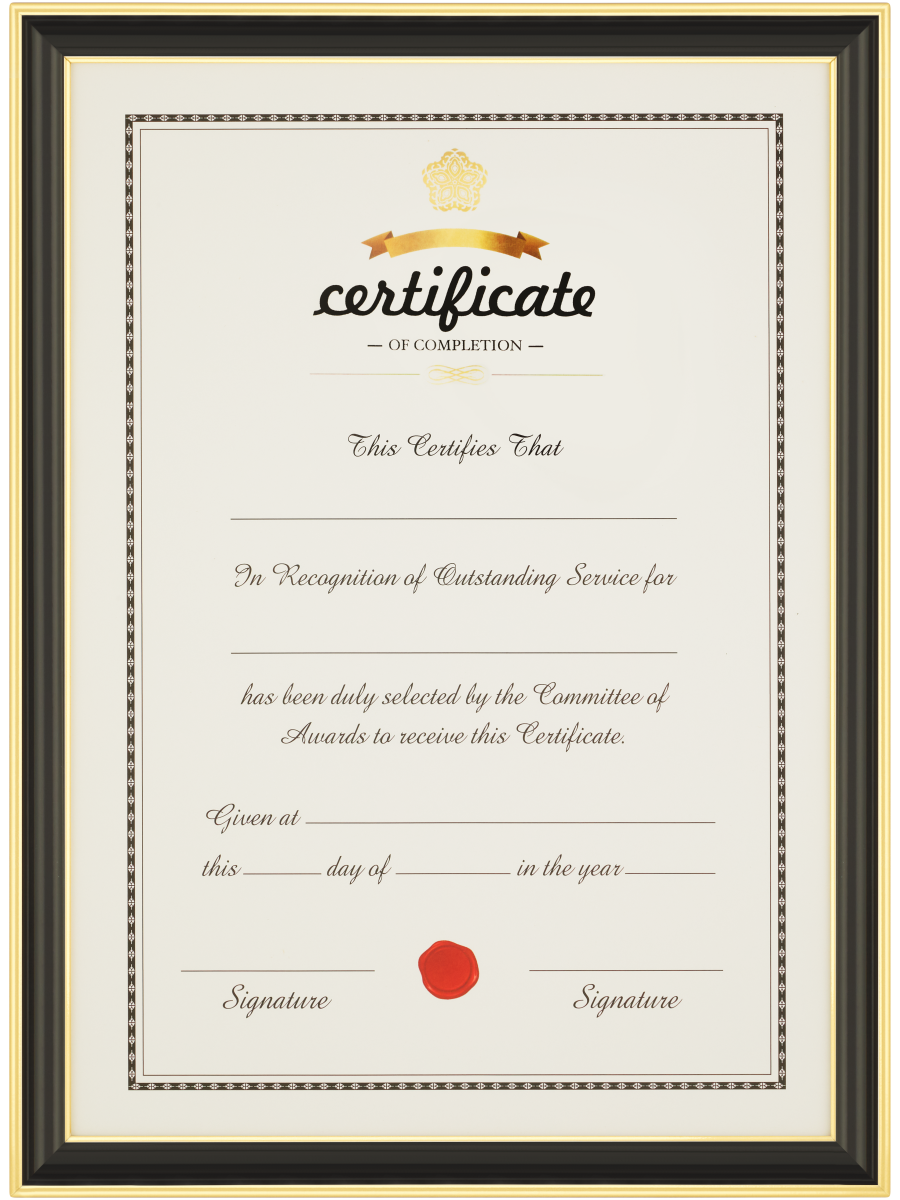 Certificate Photo Frame