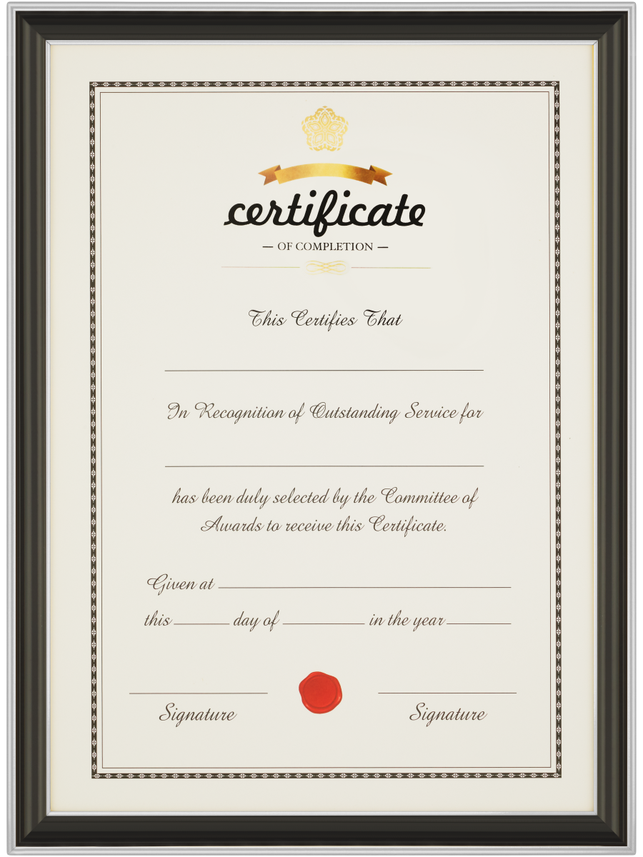 Certificate Photo Frame