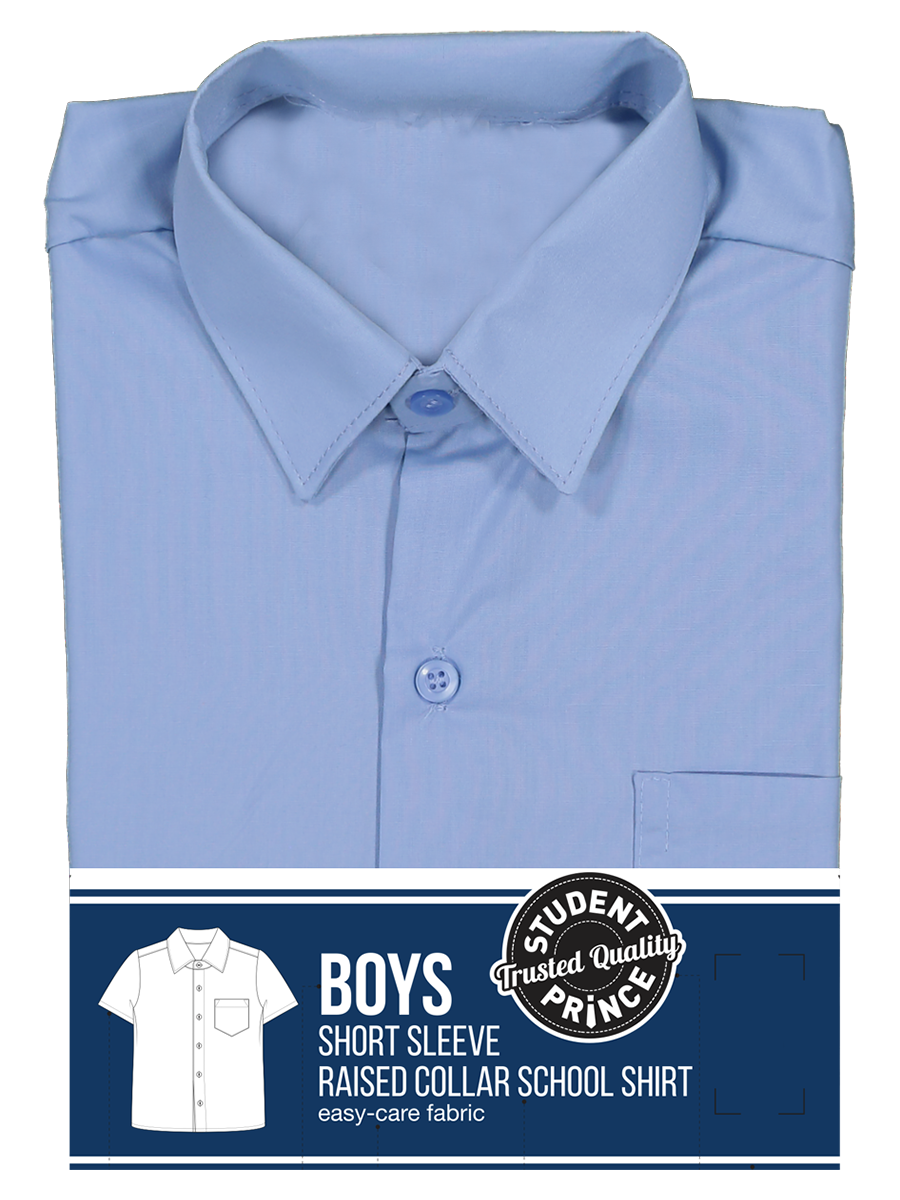 Short Sleeve Primary Raised Collar Shirt