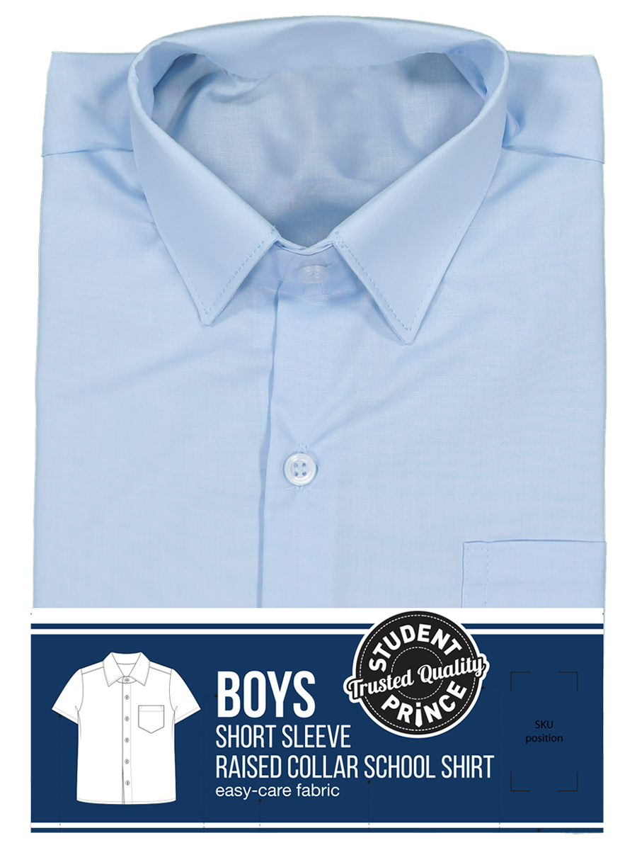 Short Sleeve Primary Raised Collar Shirt