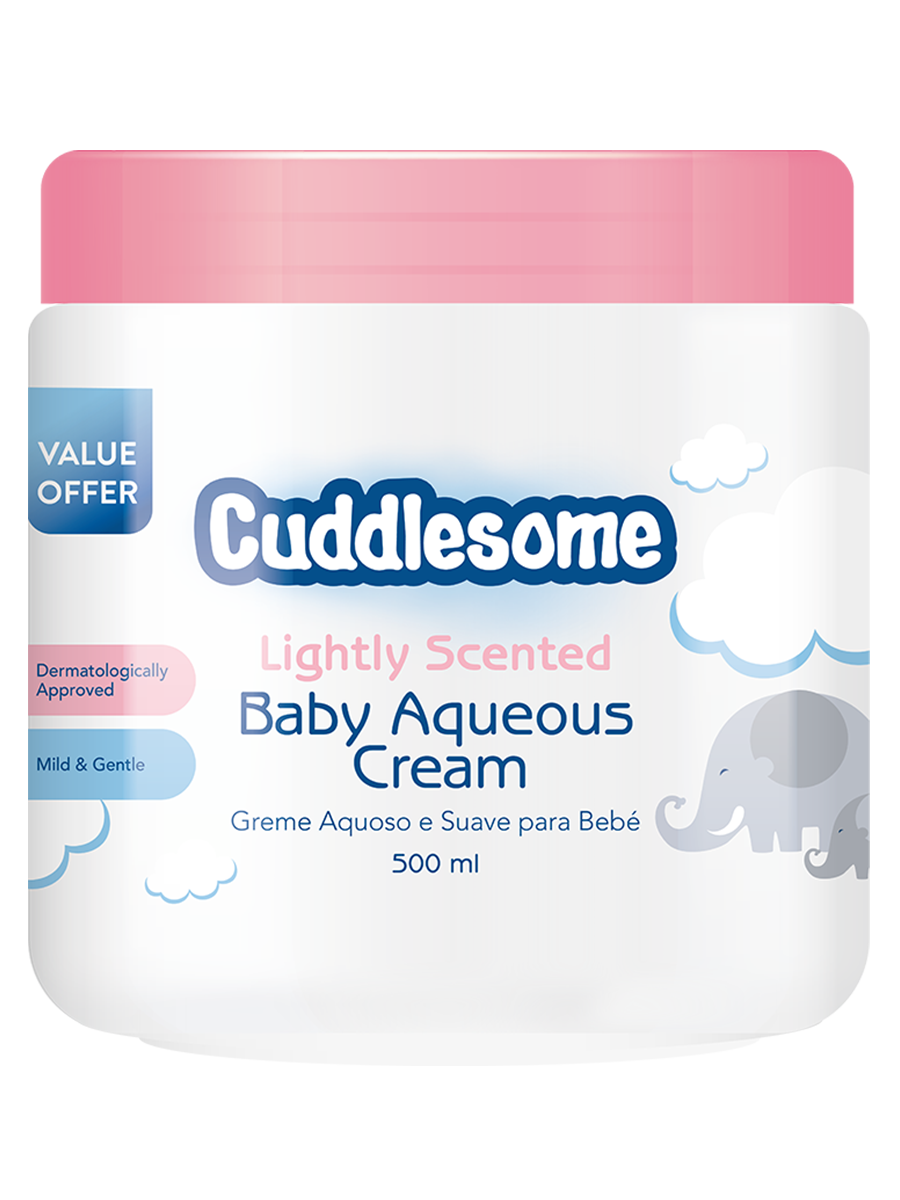 Cuddlesome Baby Aqueous Cream 500ml Lightly Frag