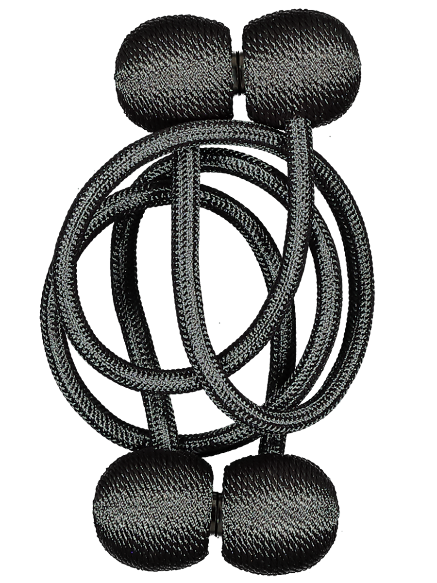 Curtain Tiebacks Charcoal