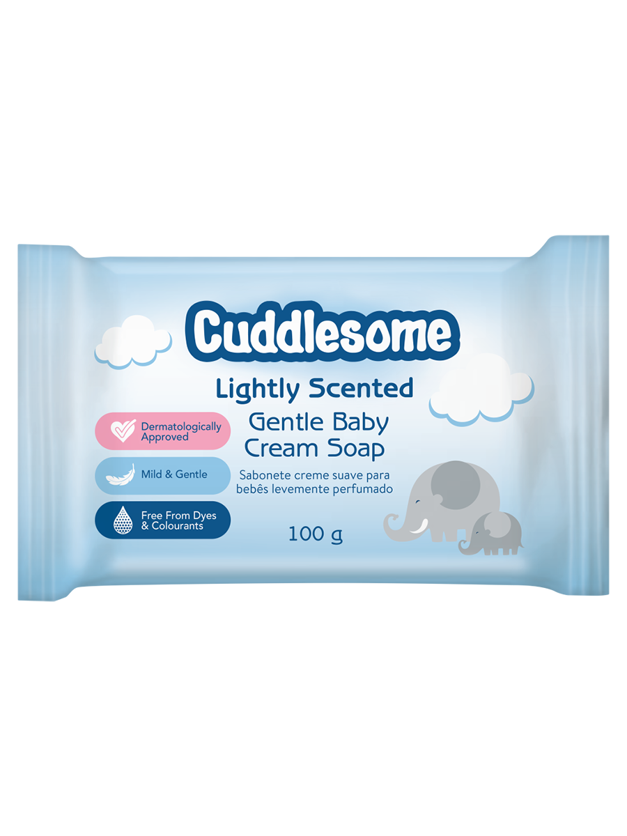 Cuddlesome Lightly scented Gentle Baby Cream soap