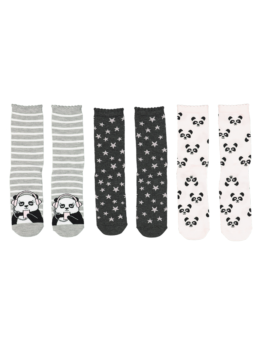 Graphic Crew Socks 3 Pack
