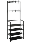 4 Tier Shoe Rack With Storage Unit (1)