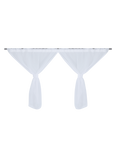 Taped Unlined Sheer Voile Café Set