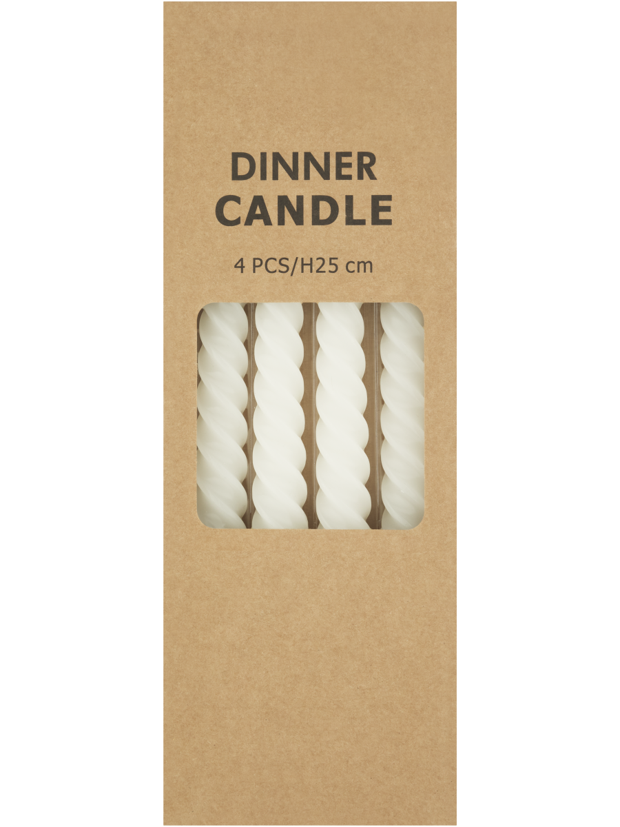 Spiral Dinner Candles (5)