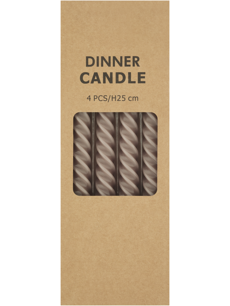 Spiral Dinner Candles (3)