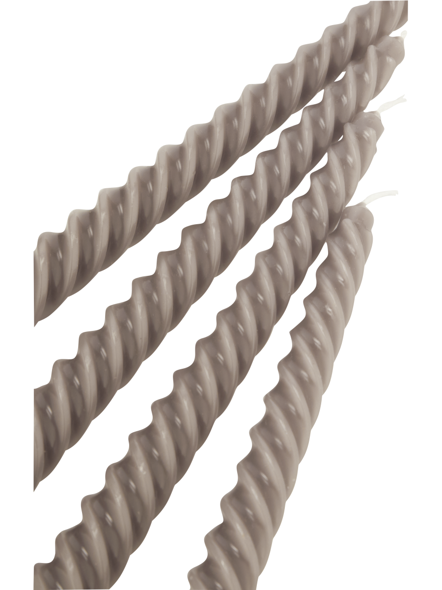 Spiral Dinner Candles (8)