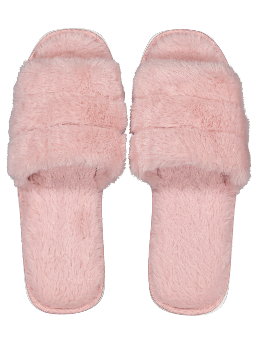 Pink Dearfoam Open Toe Slippers New Dluxe By Dearfoams Women's