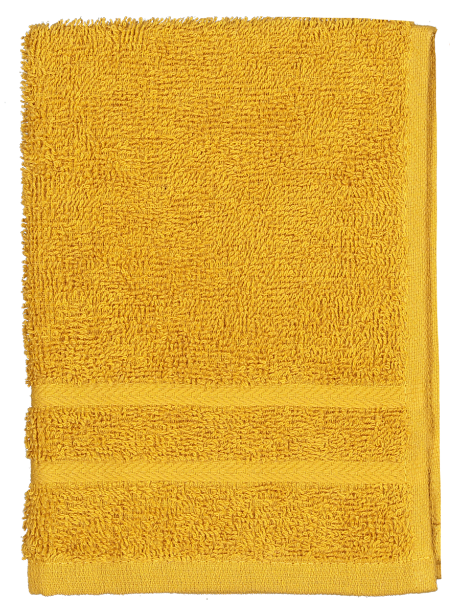 Plain Long Face Cloth Golden Yellow