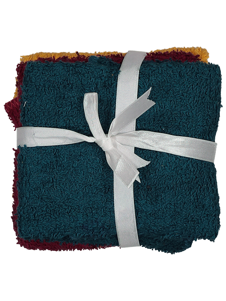 3 Pack Plain Face Cloth Brights