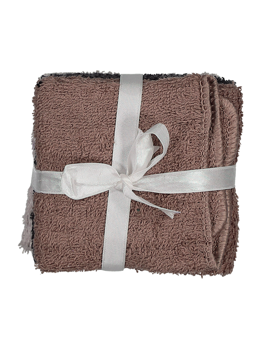 3 Pack Plain Face Cloth Neutral