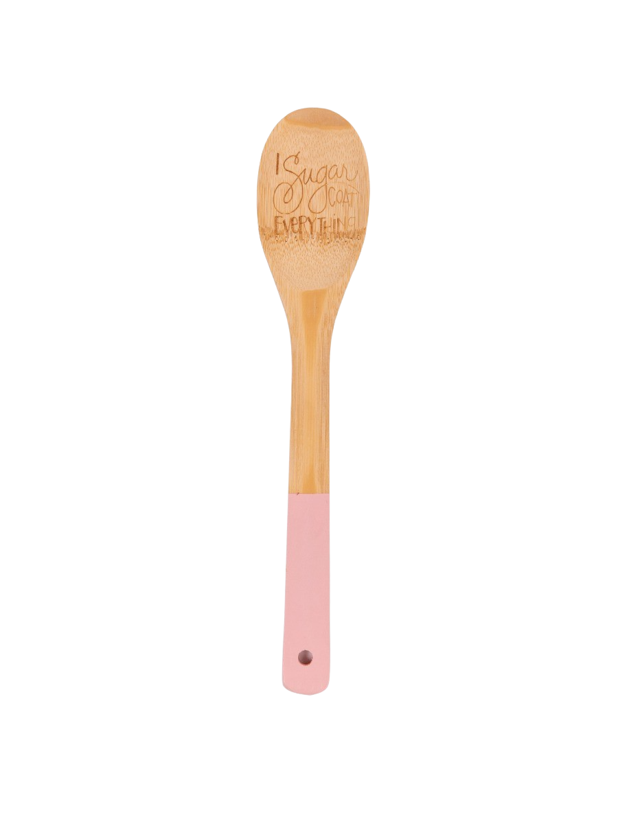 Wooden Spoon With Silicone Handle