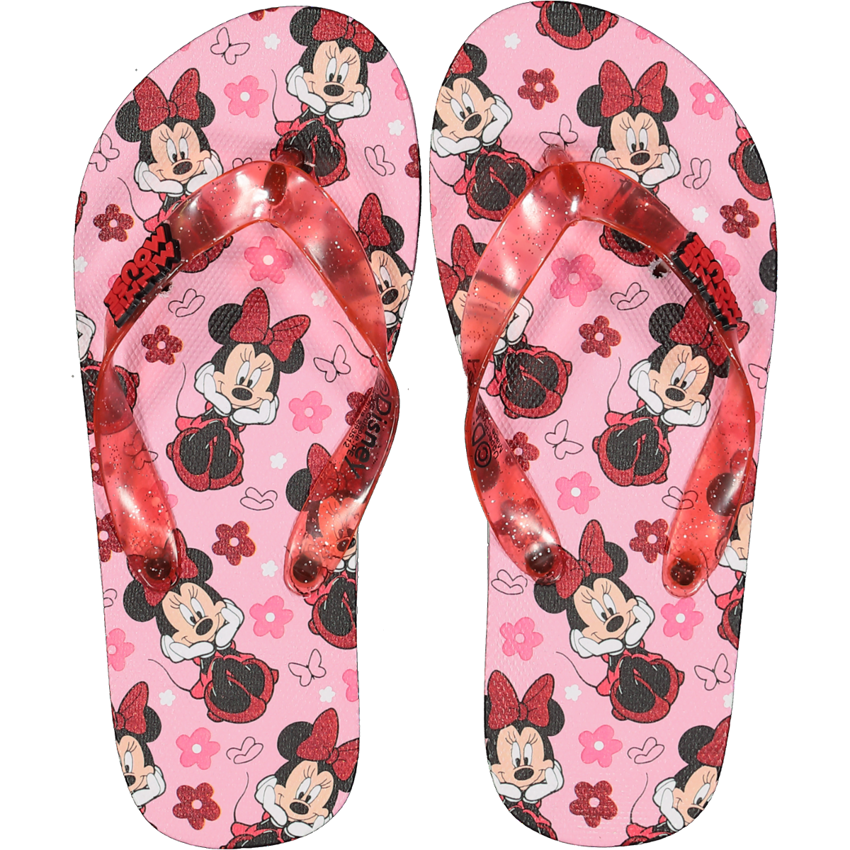 Minnie mouse flip flops sales