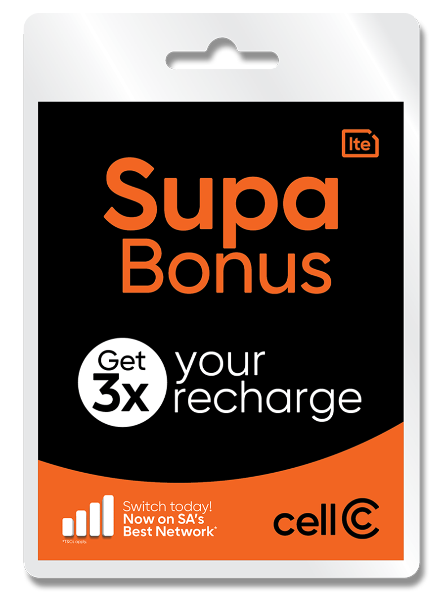 Supa Bonus Cell C Sim Card