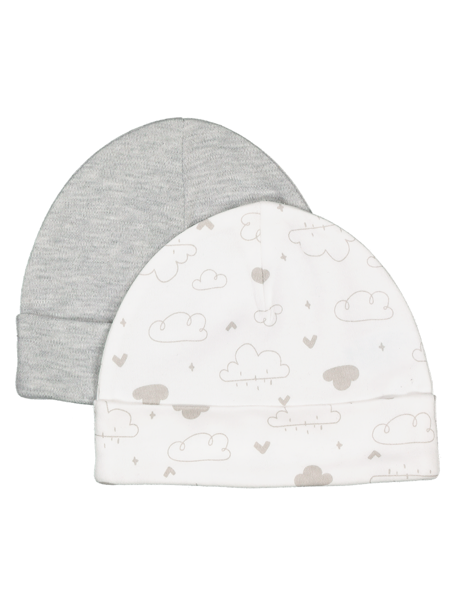 Newborn Plain Hat 2 Pack