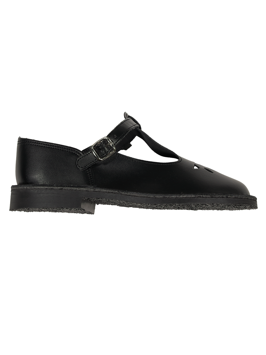 GIRLS SYNTHETIC SCH SHOE (STITCHDOWN)