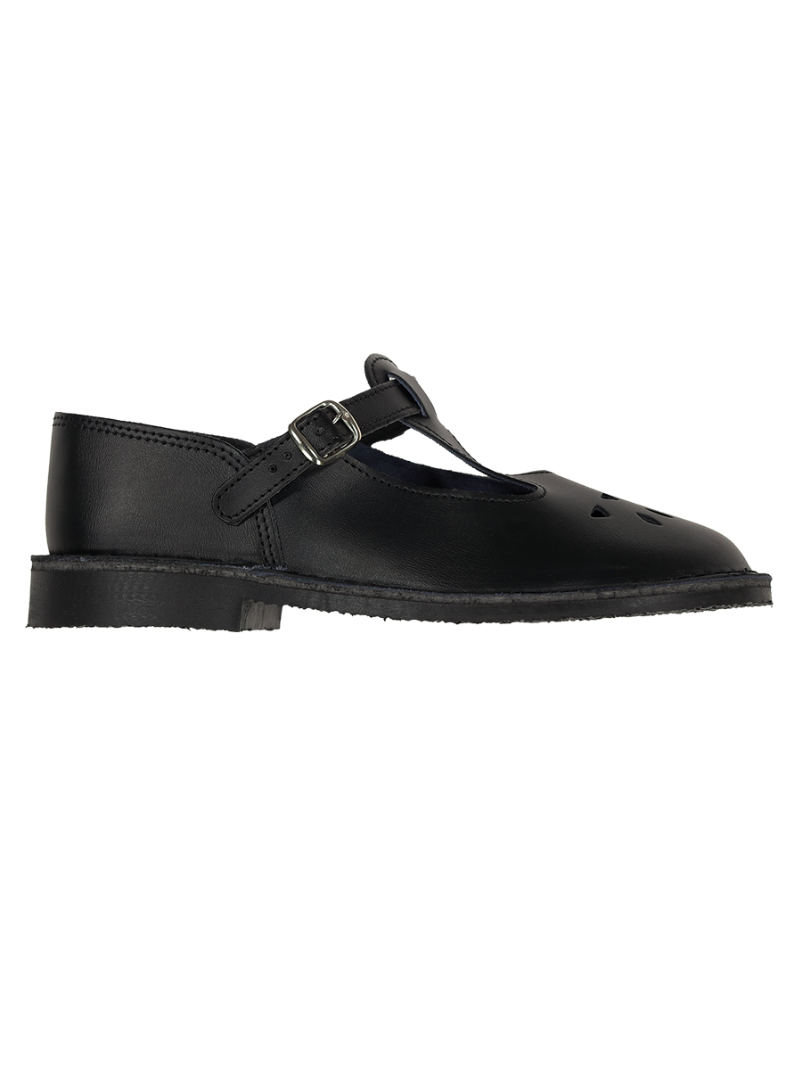 GIRLS S/P SCH SHOE (STITCHDOWN)