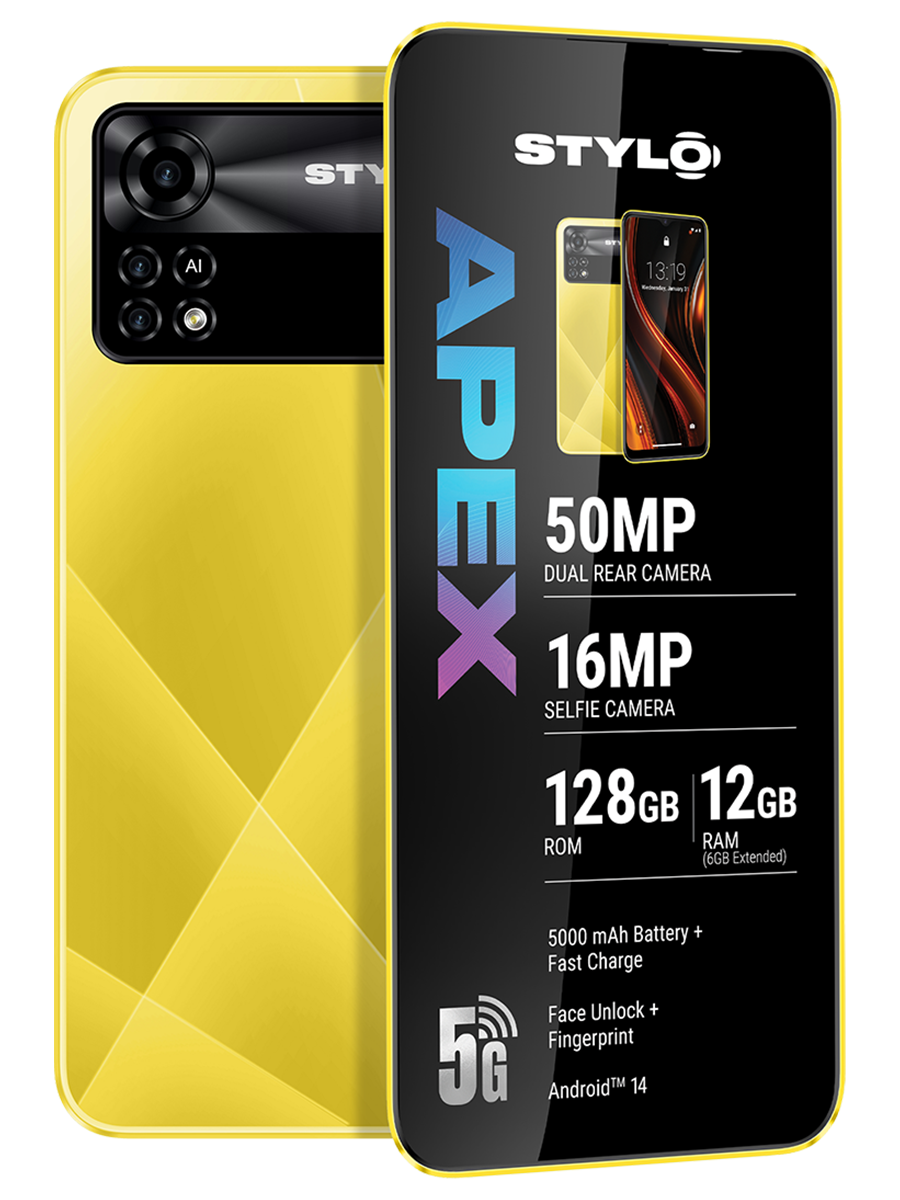 Stylo Apex 5G 128Gb Sunset Yellow