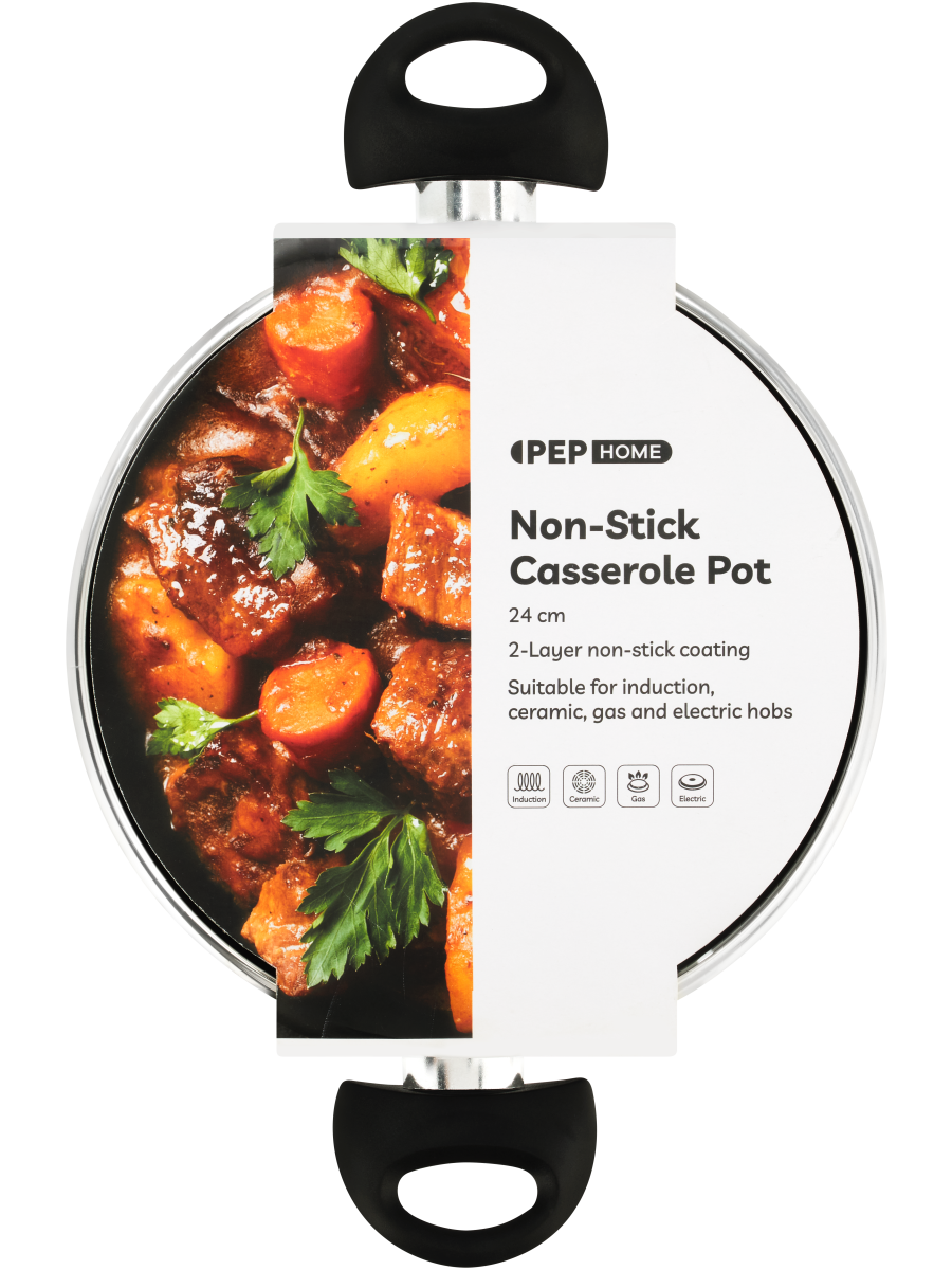 Non-Stick Casserole Pot 20cm (2)