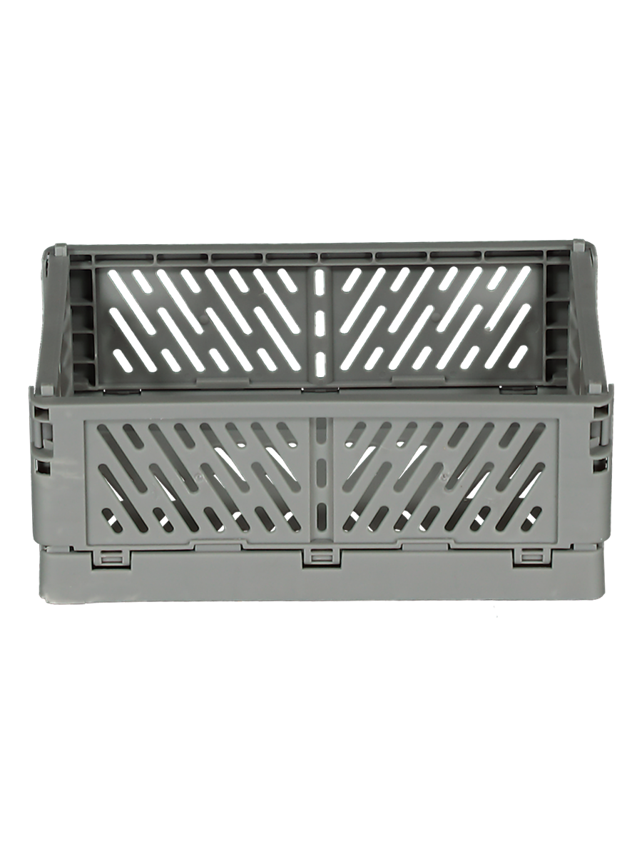 Small Foldable Grey Crate