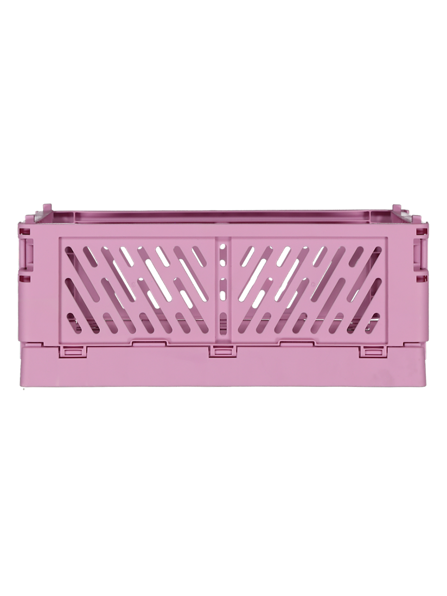Medium Foldable Pink Crate