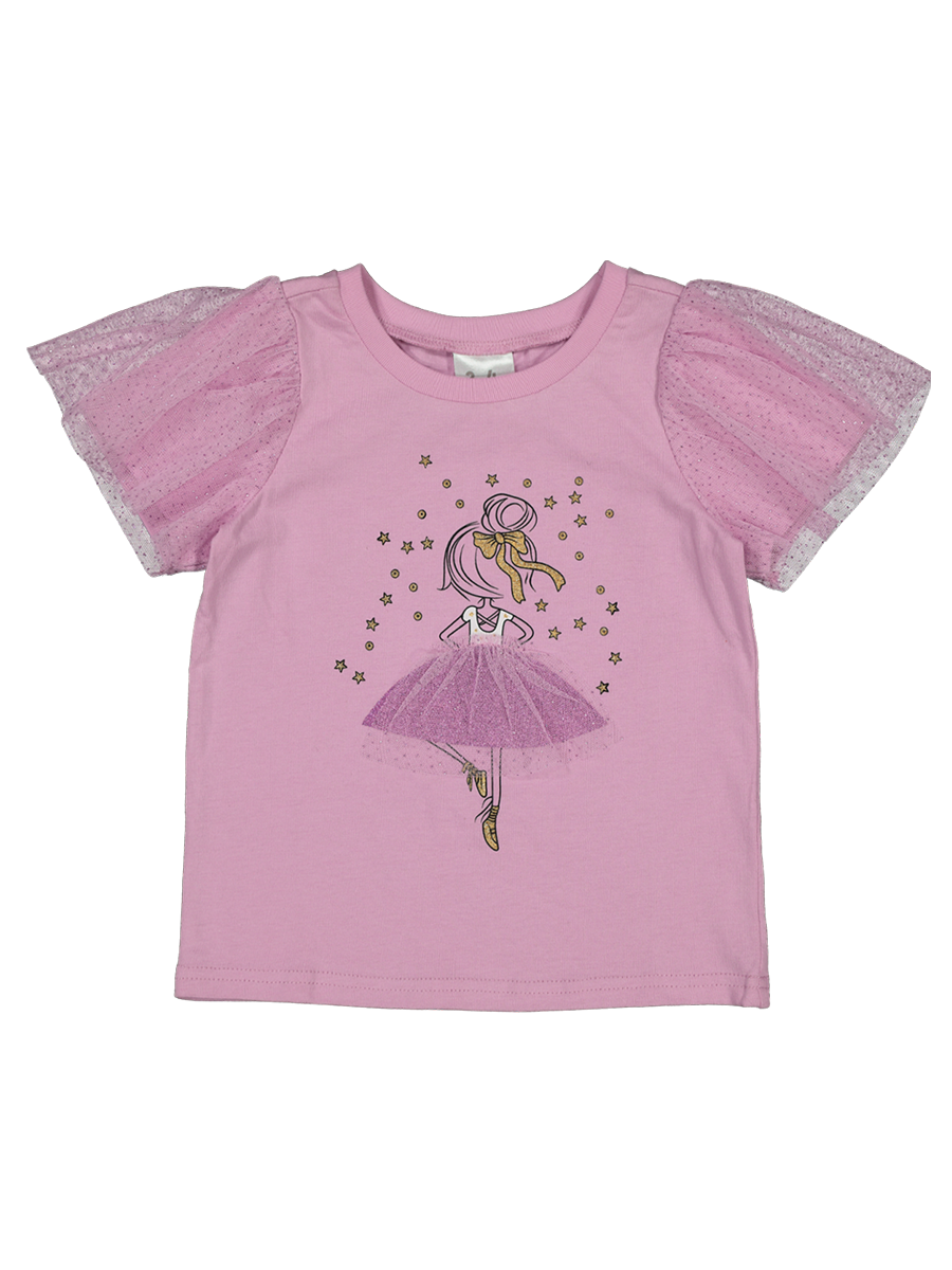Ballet Girl Print T-Shirt