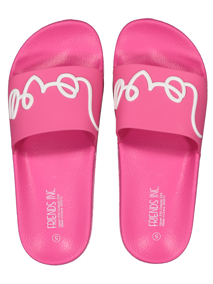 Buy Pink Slides Older Girls Shoes PEP - Main Image