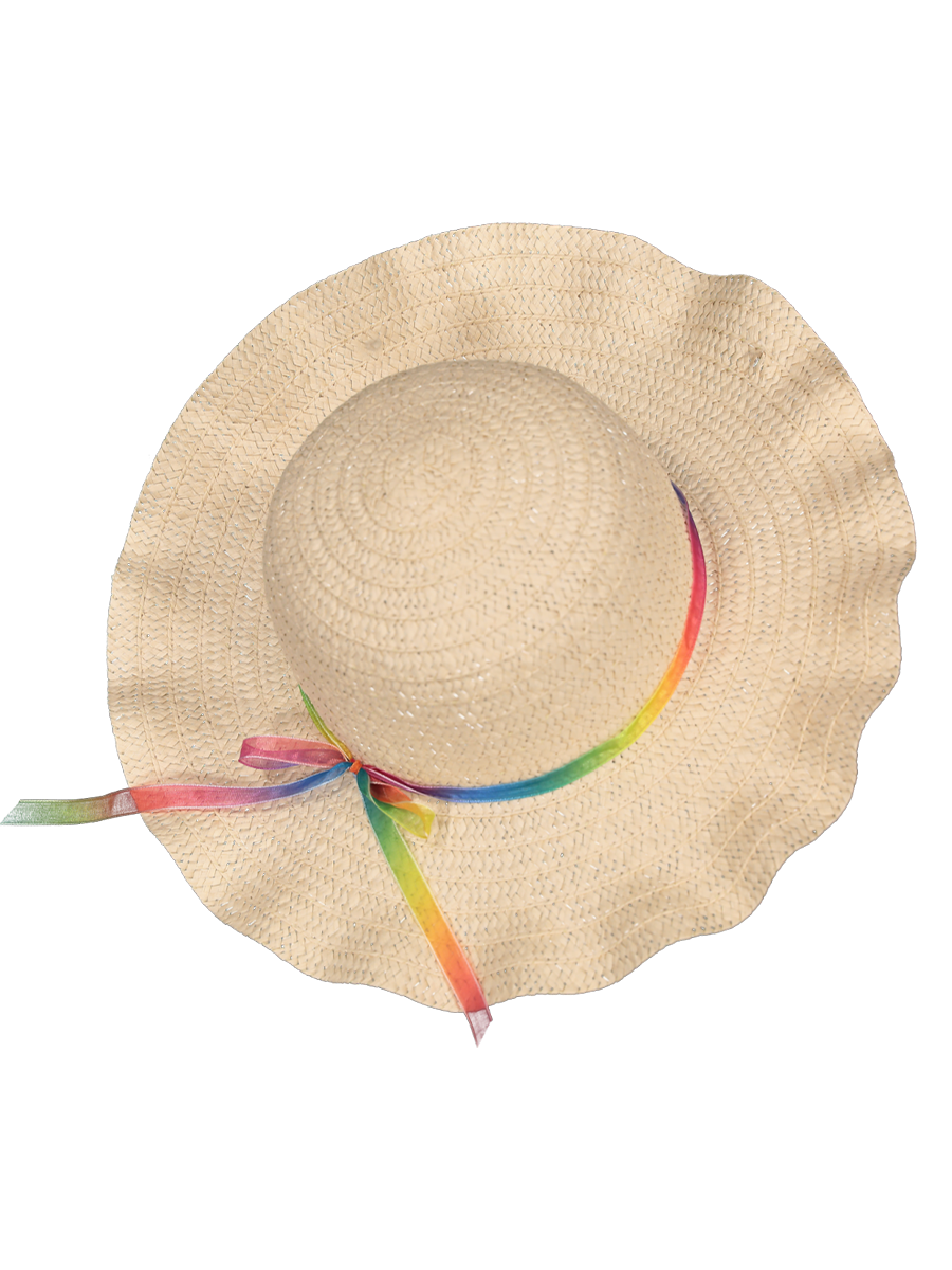 Baby Girls Straw Hat Rainbow