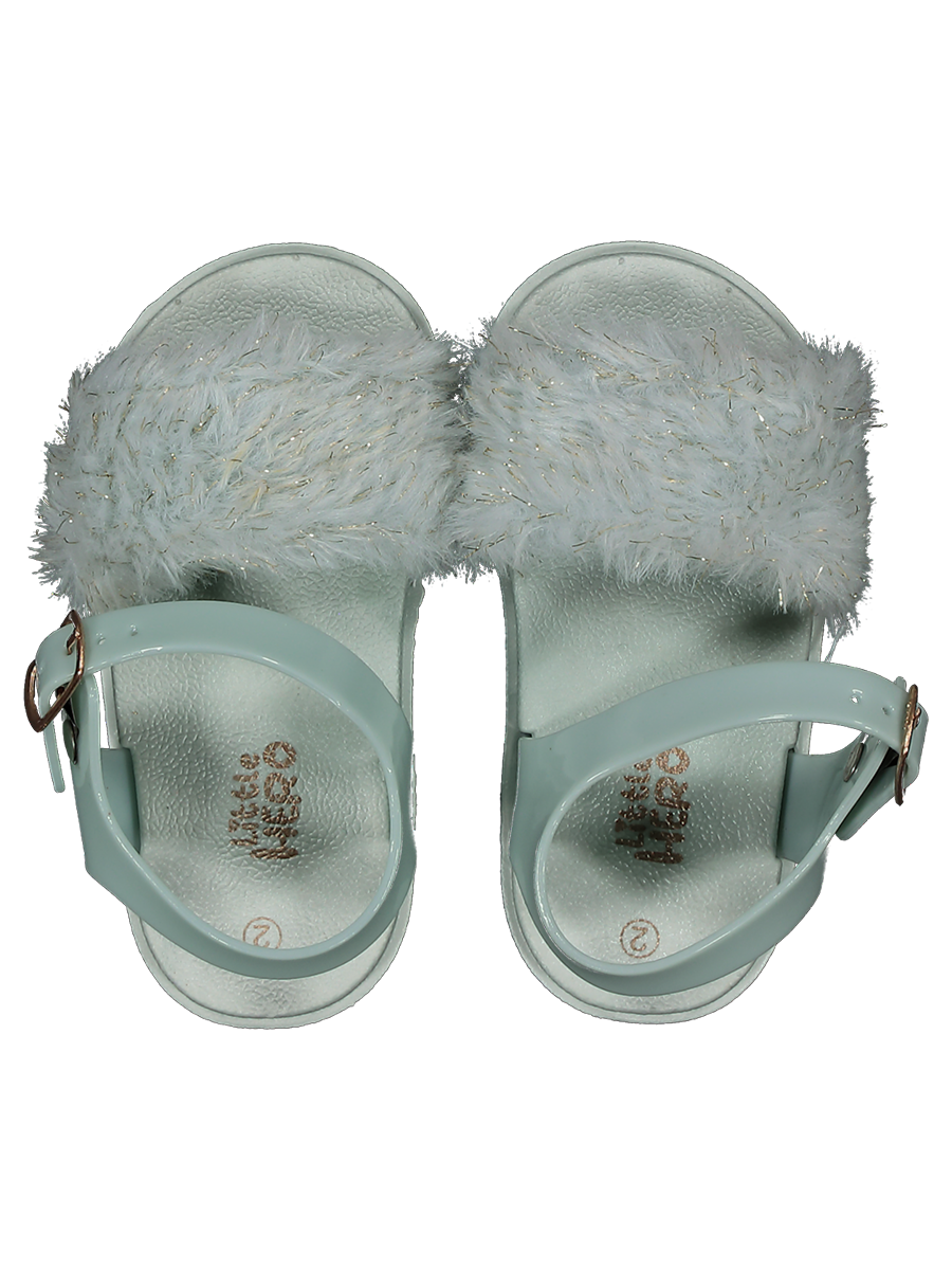 Fur Sandals Baby Girls