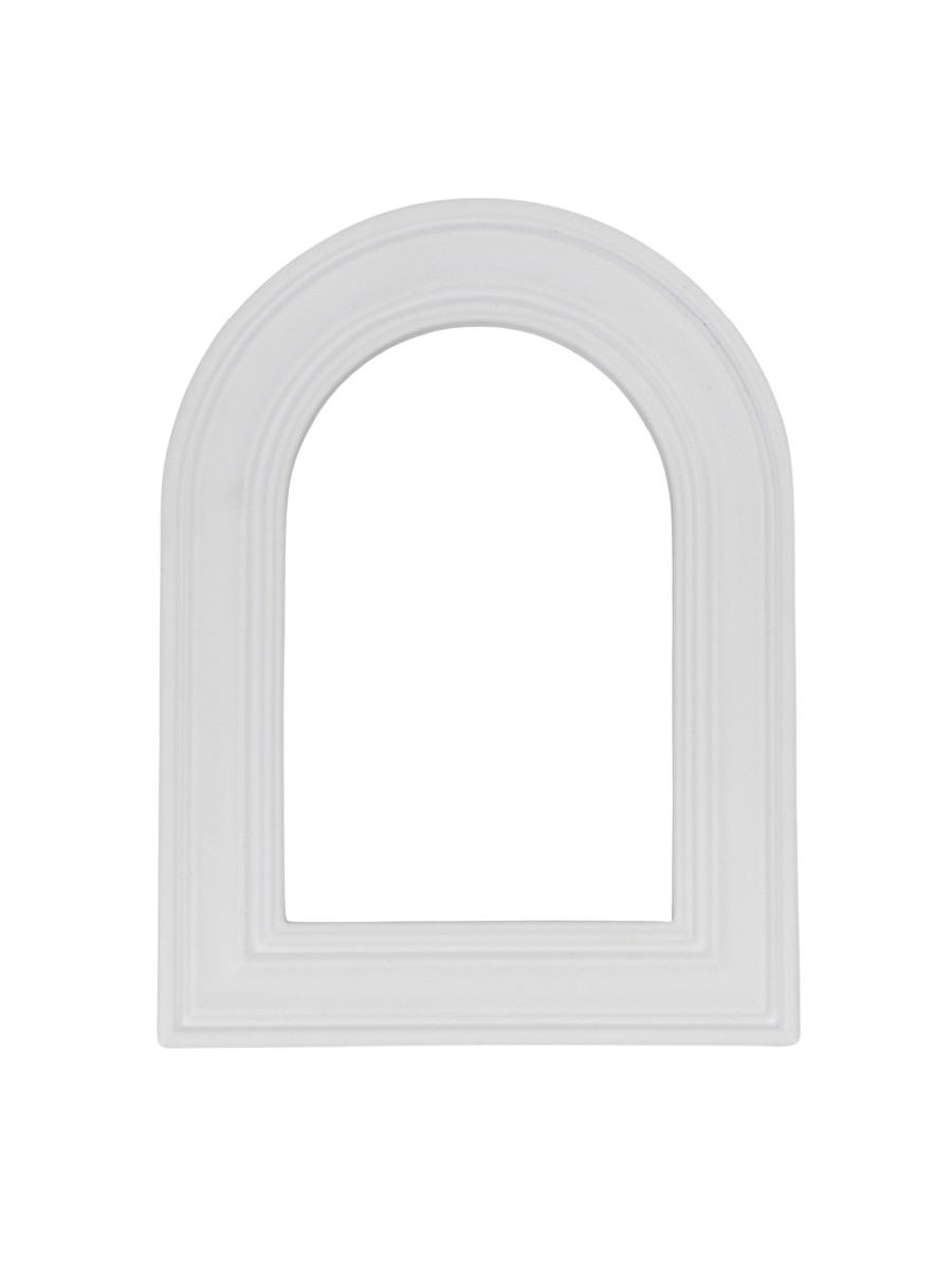 White Arc Frame