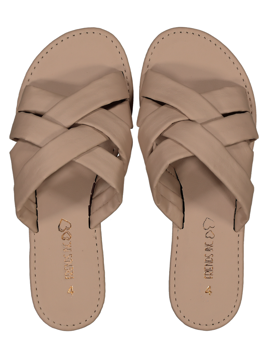 OG STRAPPY MULE WHITE