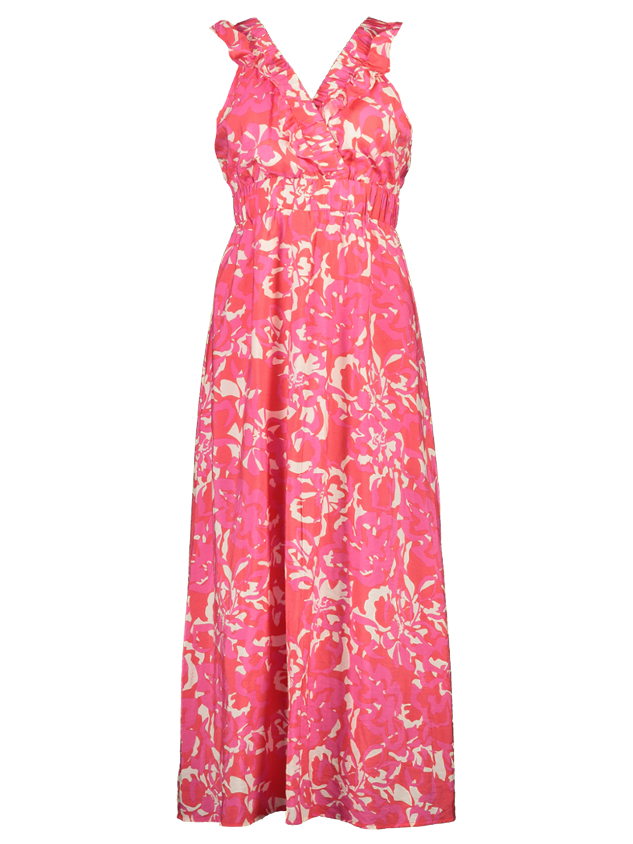Floral Pink Maxi Dress