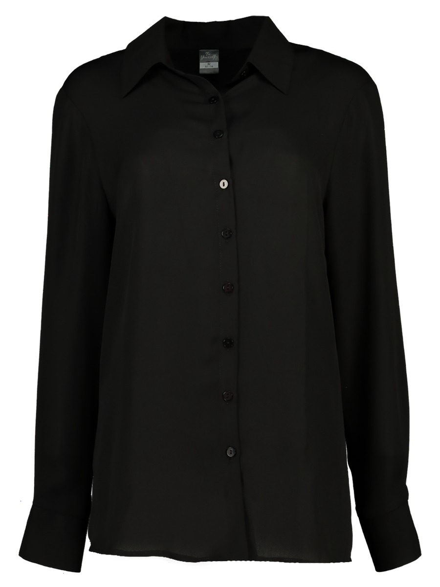 Smart Button Up Shirt Black