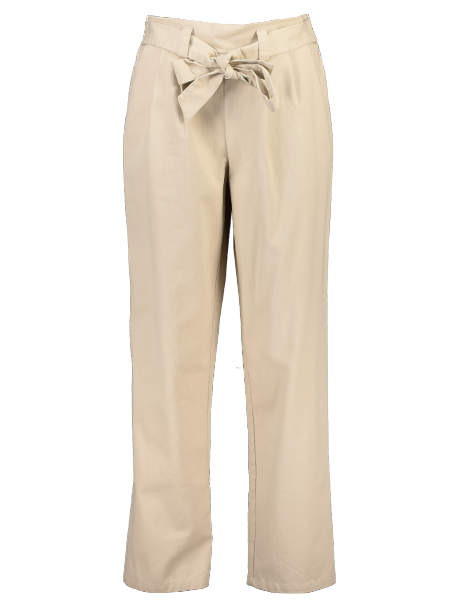 Beige Woven Pants