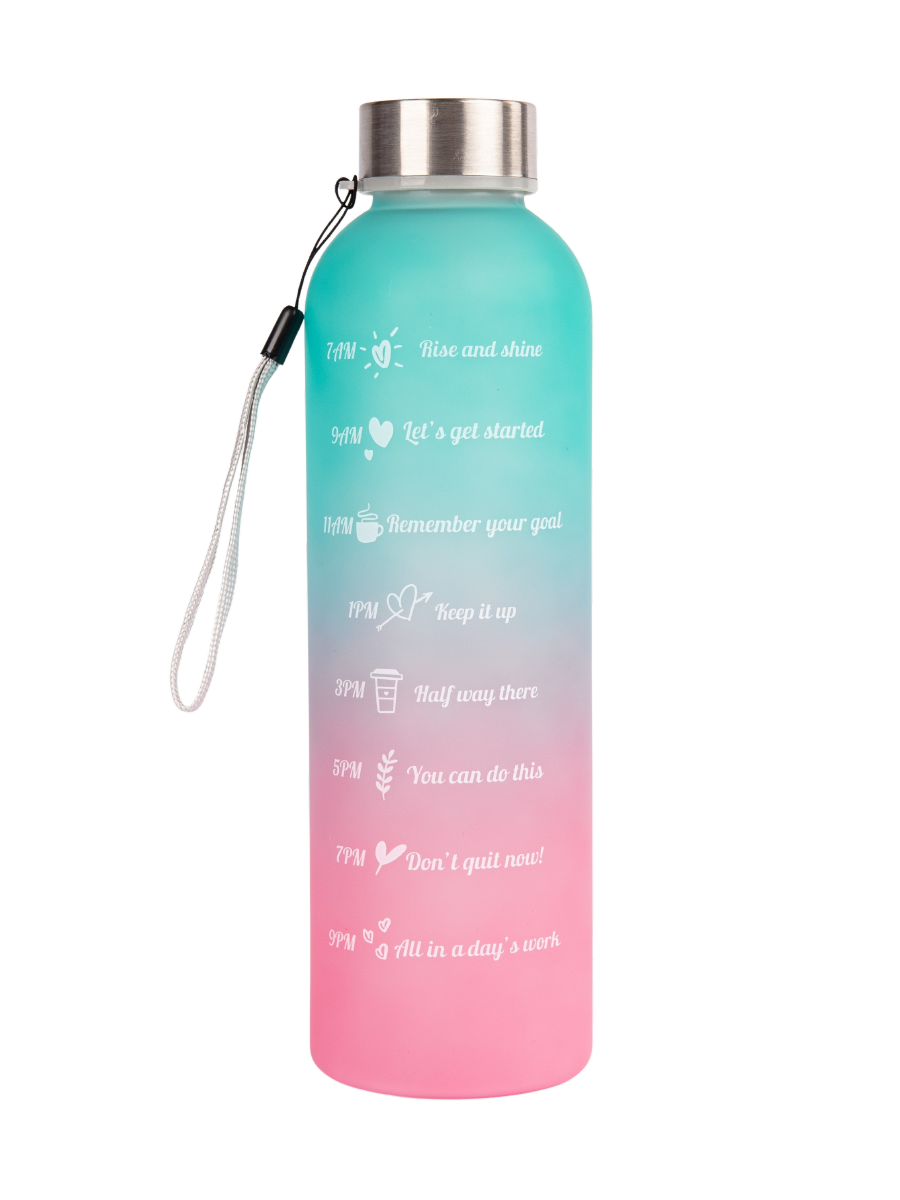 Colourful Hydration Water Bottle