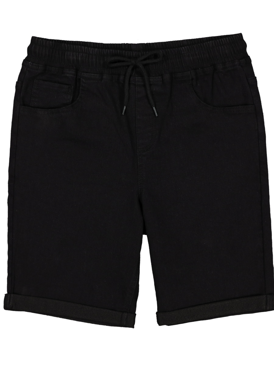 Black Denim Shorts