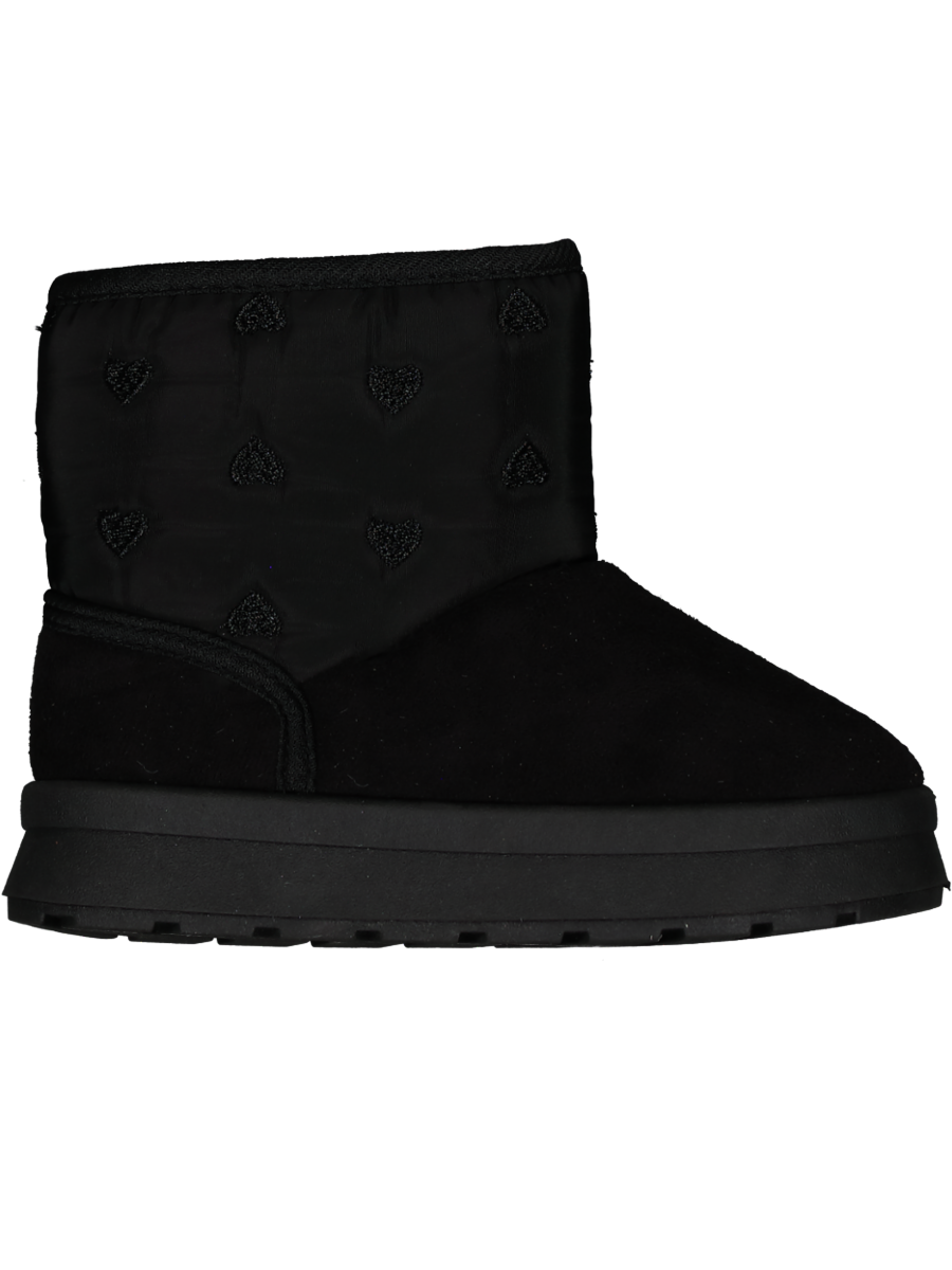 Black Zip-Up Snug Boot