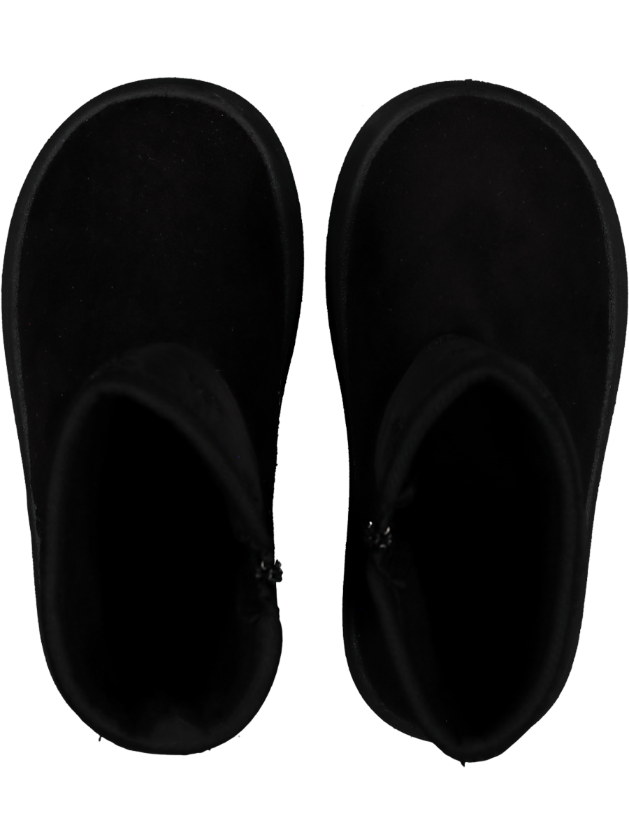 Black Zip-Up Snug Boot