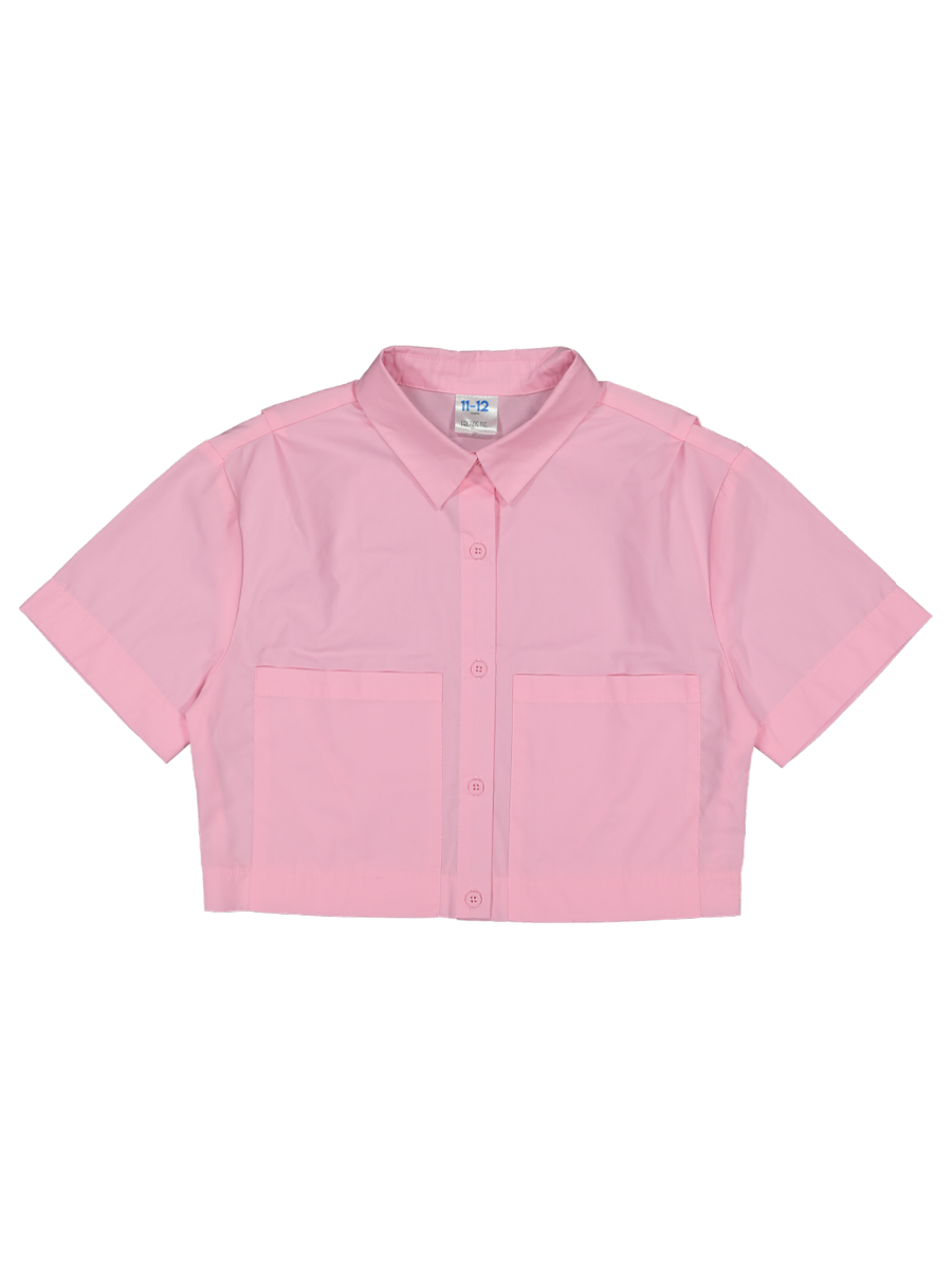 Cropped Woven Shirt
