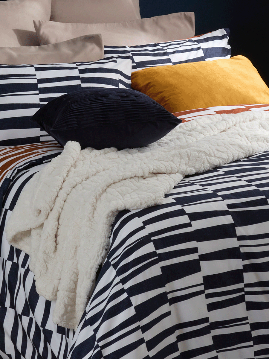 Embossed Flannel Cream Blanket