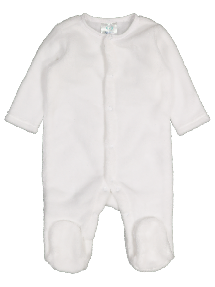 Coral Fleece Babygrow