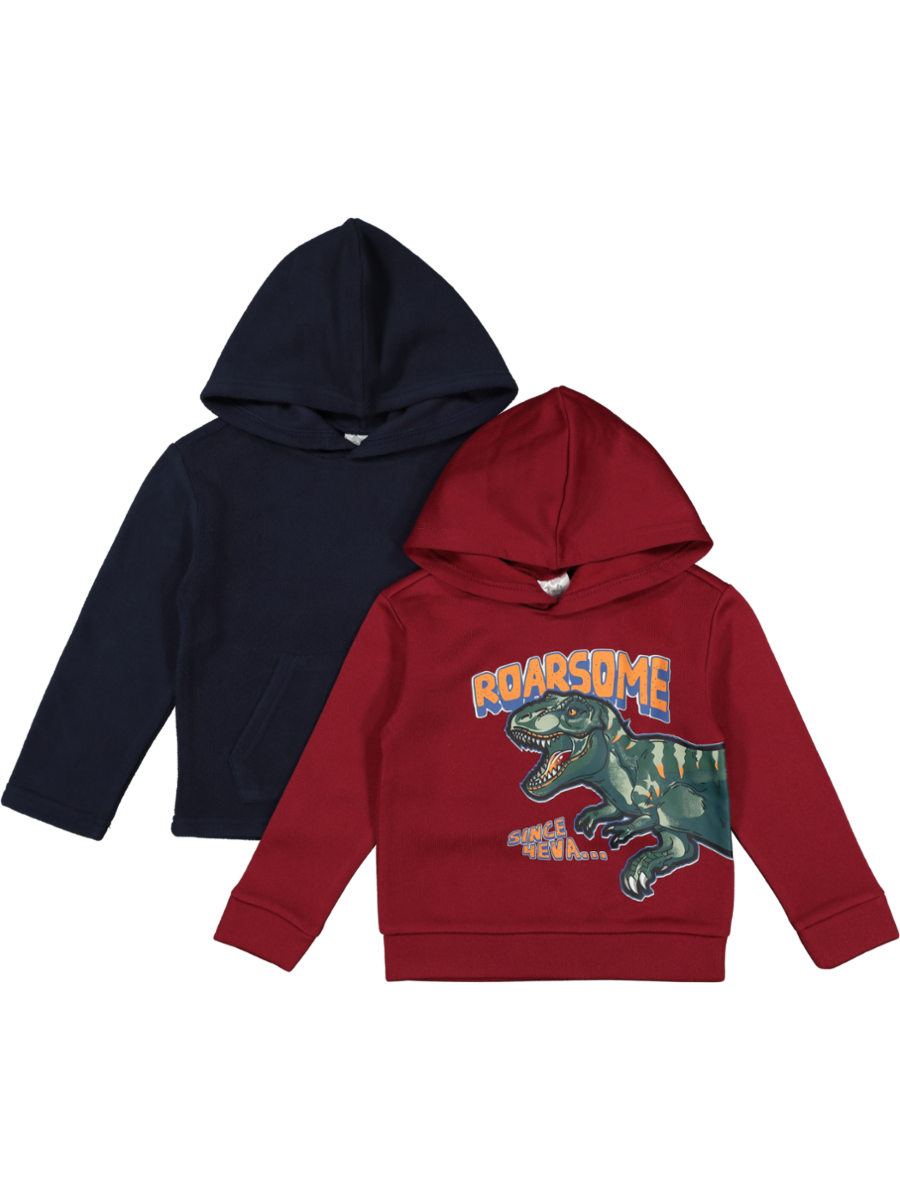 2 Pack Dino Hoodie