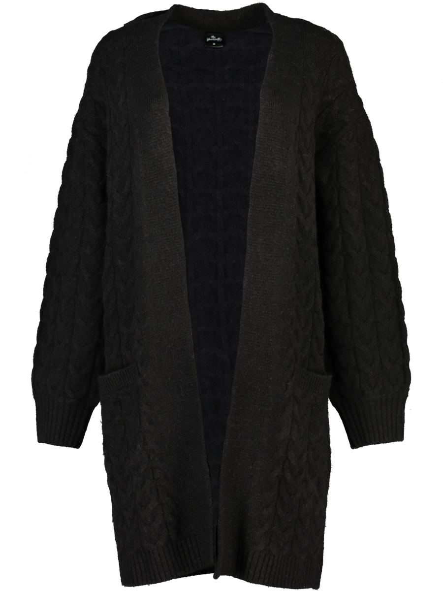 Buy Charcoal Cable-Knit Cardigan Knitwear PEP - Main Image