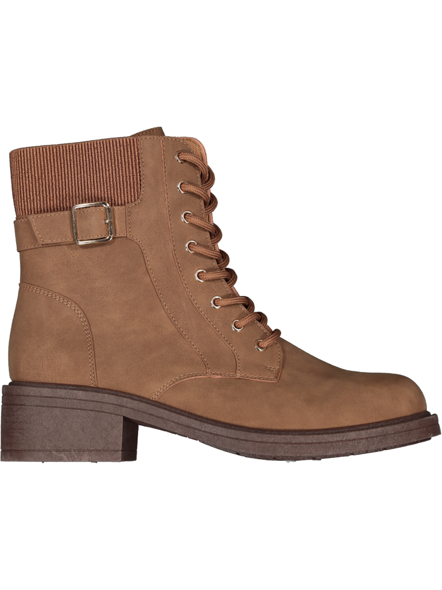 Lace-Up Brown Boots