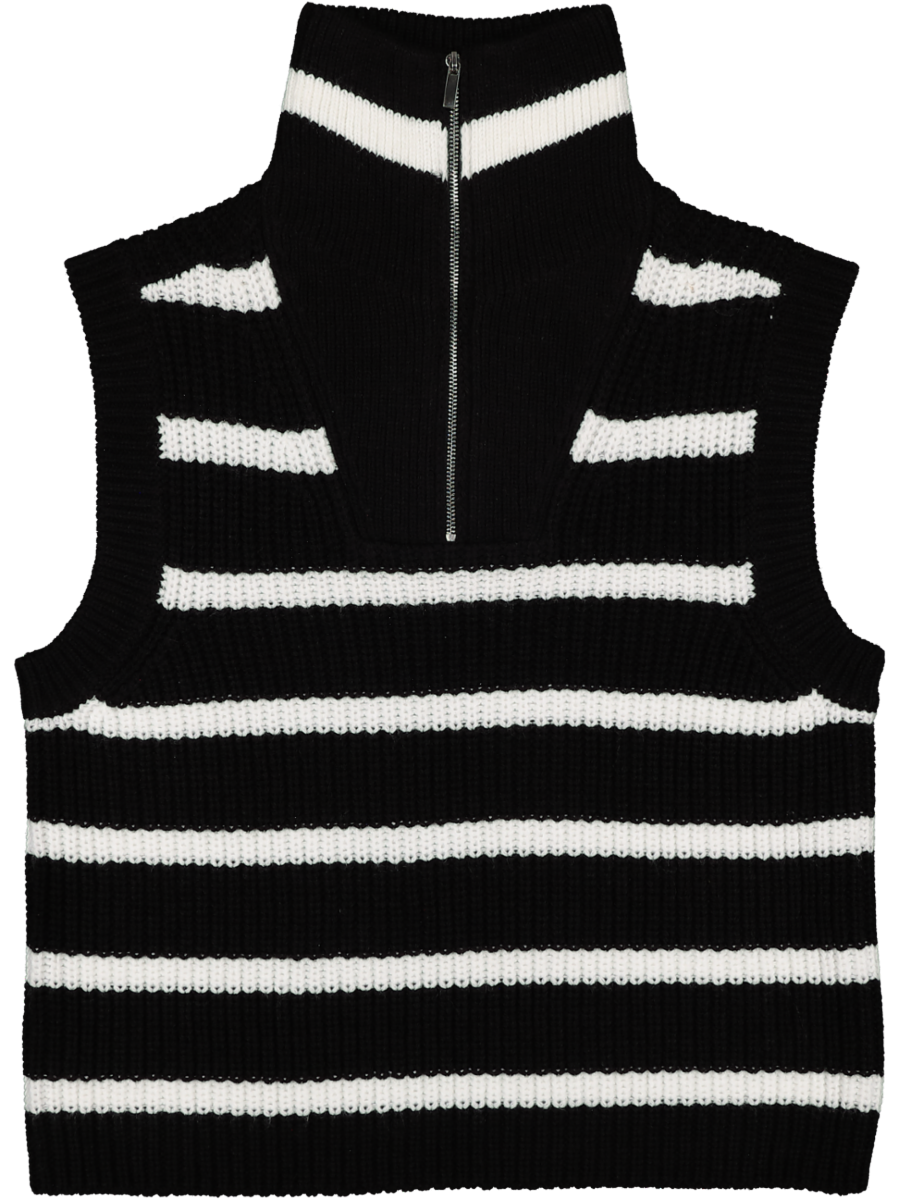 トップス STRIPES FOR CREATIVE STITCHED ZIP VEST SFC (Stripes トップス STRIPES FOR CREATIVE STITCHED ZIP VEST SFC (Stripes
